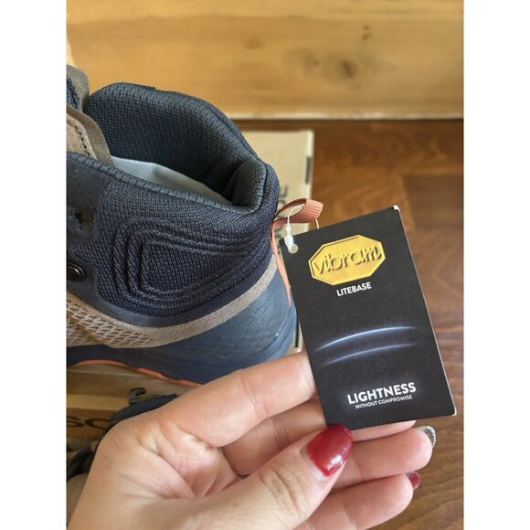 Vasque Men's Breeze Mid Waterproof Hiking Boot LT NTX Walnut NEW 7.5 M - Picture 5 of 10